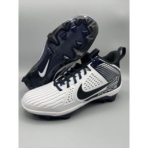 Men's Nike Force Forced Savage Pro DA5453-105 White Navy Black Football Sz. 12.5